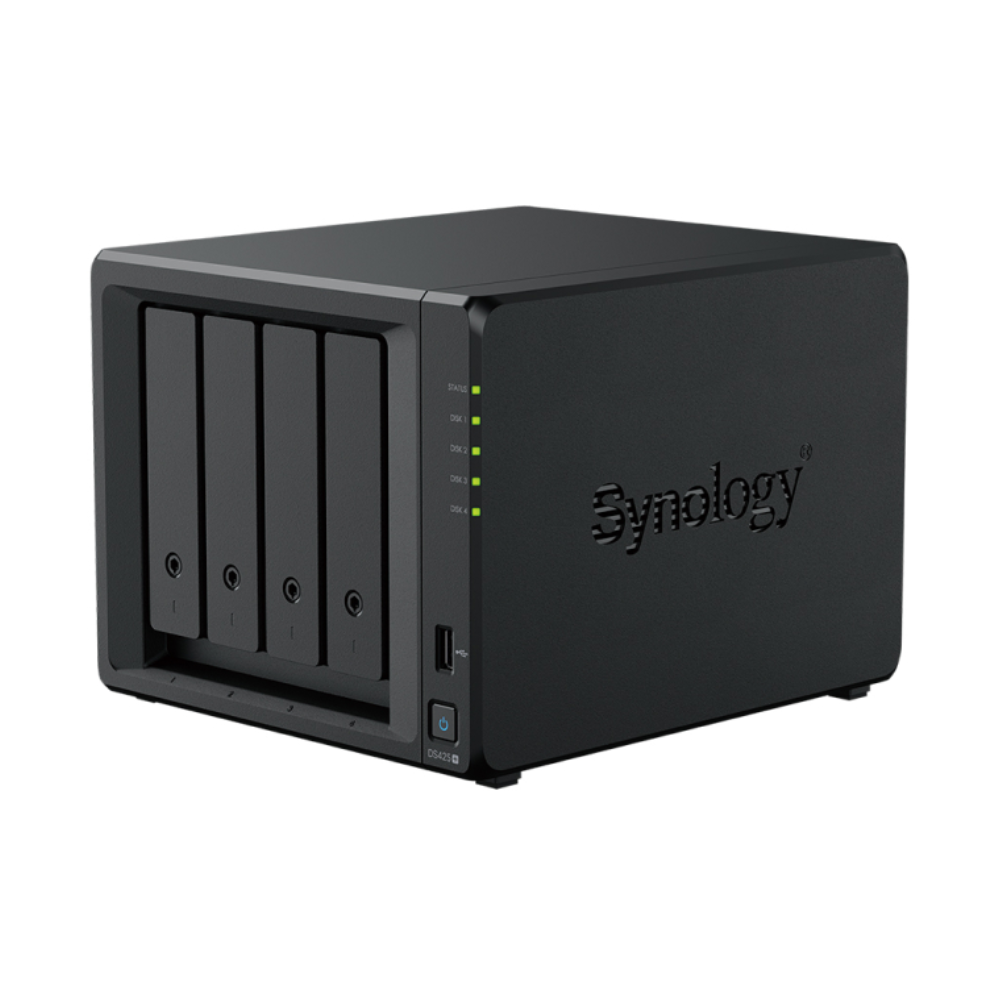  Thiết bị lưu trữ mạng Synology DS425+ 4-bay, 2 GB DDR4 non-ECC 