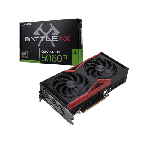 Card màn hình NVIDIA GeForce RTX 5060 Ti Colorful Battle AX Duo | 8GB GDDR7, 4608 CUDA, 600W