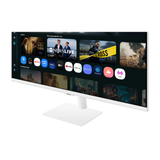  Màn hình Thông Minh 4k Samsung Vision AI LS32FM701UEXXV | 32 inch, UHD, VA, 60Hz, Wifi, BT, remote, trắng 