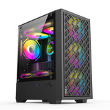 Thùng máy Magic GM-03 Mesh (Chưa kèm Fan) | M-ATX, Mini-ITX, Mặt lưới, Đen 