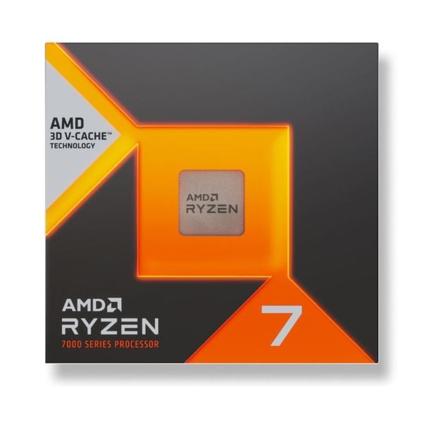  CPU AMD Ryzen 7 7700X3D Box Chính Hãng (100-100002235WOF) | AM5, 8 nhân/16 luồng, Max 4.5GHz, 96MB Cache, AMD 3D V-Cache 