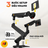  Giá treo màn hình North Bayou A5-C Gaming Version 2026 | Chân đôi, 17-32 inch, Đen 