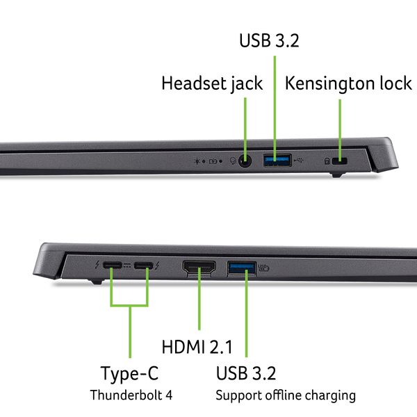  Laptop Văn phòng AI ACER Aspire 16 A16-71M-71U7 | U7 155H, 16GB, SSD 512GB, 16" FHD+ (NX.J4YSV.002) 