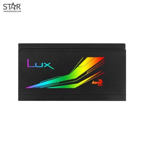  [Cũ] Nguồn máy tính Aerocool Lux Rgb 650W | BH 3T STAR 