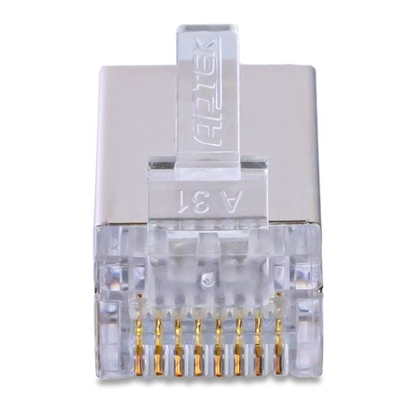  Đầu mạng Aptek Cat 6E FTP RJ45 Plug (602-02001) | Chống nhiễu, 100 cái/bịch 