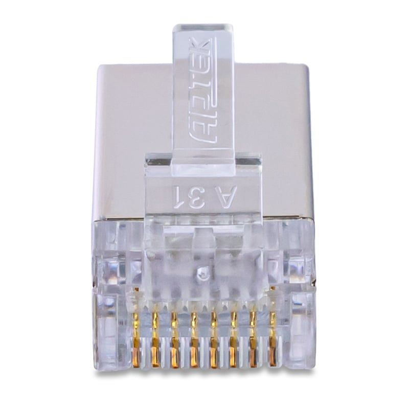 Đầu mạng Aptek Cat 6E FTP RJ45 Plug (602-02001) | Chống nhiễu, 100 cái/bịch