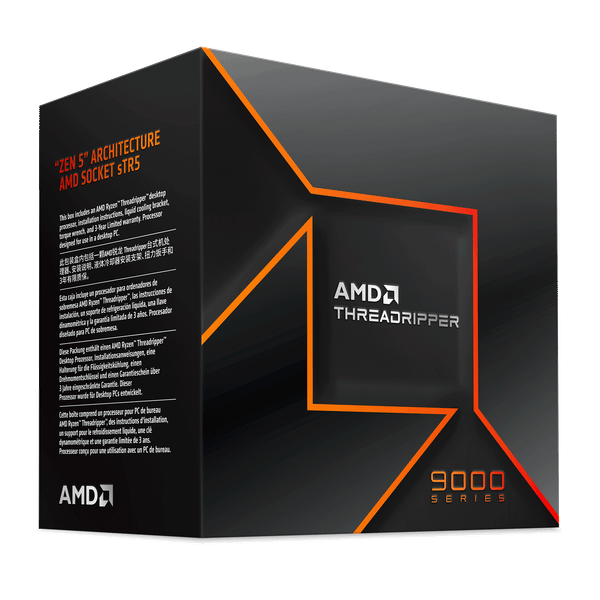  CPU AMD Ryzen Threadripper 9970X | sTR5, 32 nhân/64 luồng, Max 5.4 GHz 