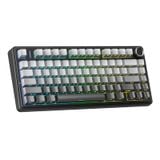  Bàn phím cơ gaming AULA F75 Xám Đen Gradient | 3 Mode, Reaper Switch, RGB (NK) 