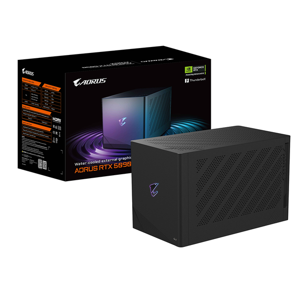  Card màn hình GIGABYTE AORUS RTX 5090 AI BOX 32G | eGPU Thunderbolt 5, 32GB GDDR7 