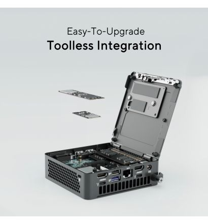  Máy Bộ NUC ASUS 15 Pro | I5-210H, 2xDDR5 5600MHz, 2xNVMe, 2xHDMI 2.1, 2xThunderbolt (RNUC15CRHC500000I) 