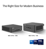  Máy Bộ NUC ASUS 15 Pro | I5-210H, 2xDDR5 5600MHz, 2xNVMe, 2xHDMI 2.1, 2xThunderbolt (RNUC15CRHC500000I) 