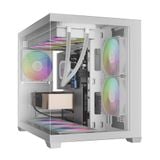  Thùng máy Gamdias GC10M V2 ARGB M-ATX (Kèm Sẵn 3F ARGB) - Trắng 