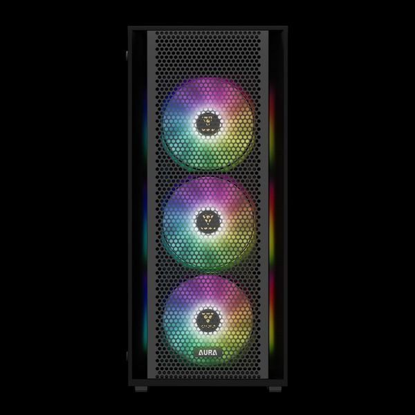  Thùng máy Gamdias Aura GC2 Elite ARGB F-ATX (Kèm Sẵn 4F ARGB) - Đen 
