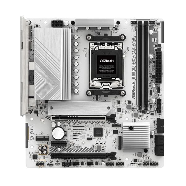  Mainboard ASRock B650M-HDV/M.2 White DDR5 | AM5, mATX, 2 khe RAM 