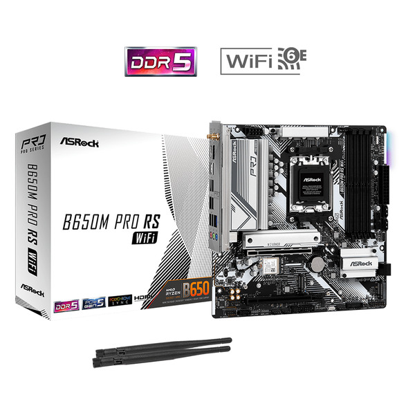  [Cũ] Mainboard (Amd) Asrock B650M Pro Rs Wifi | BH 3T Star 
