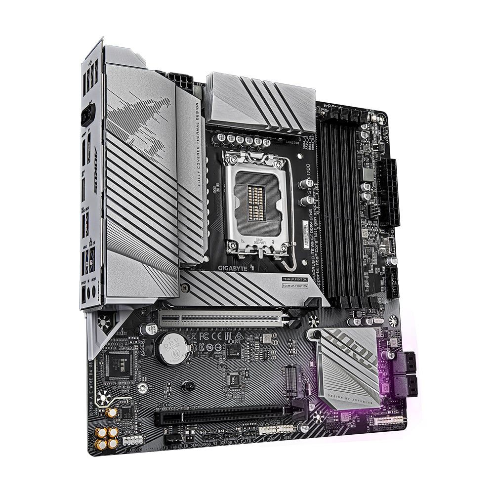Mainboard (Intel) Gigabyte B760M AORUS ELITE WIFI6E DDR4 GEN5 | LGA1700, mATX, 4 khe DDR4