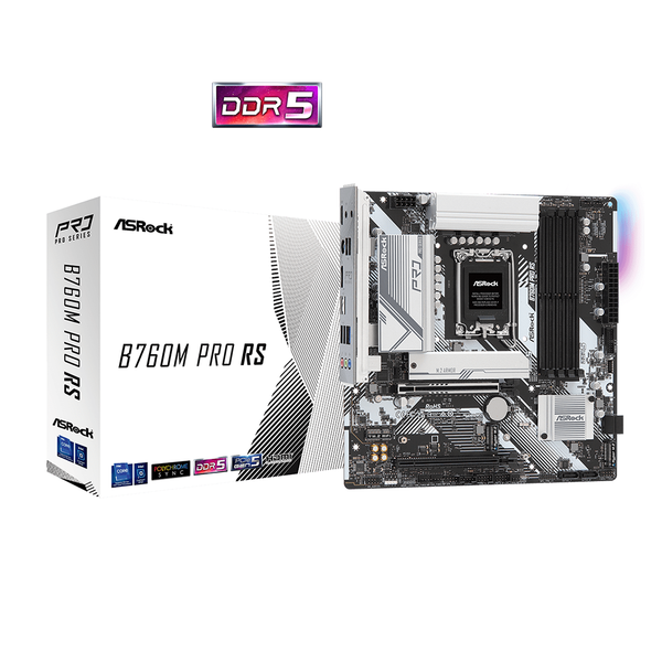  [Cũ] Mainboard Asrock B760M Pro Rs Ddr5 | BH 3T STAR 