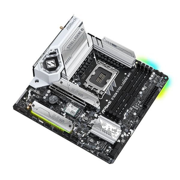  Mainboard ASRock B760M Steel Legend Wifi DDR5 | LGA 1700, mATX, 4 khe RAM 