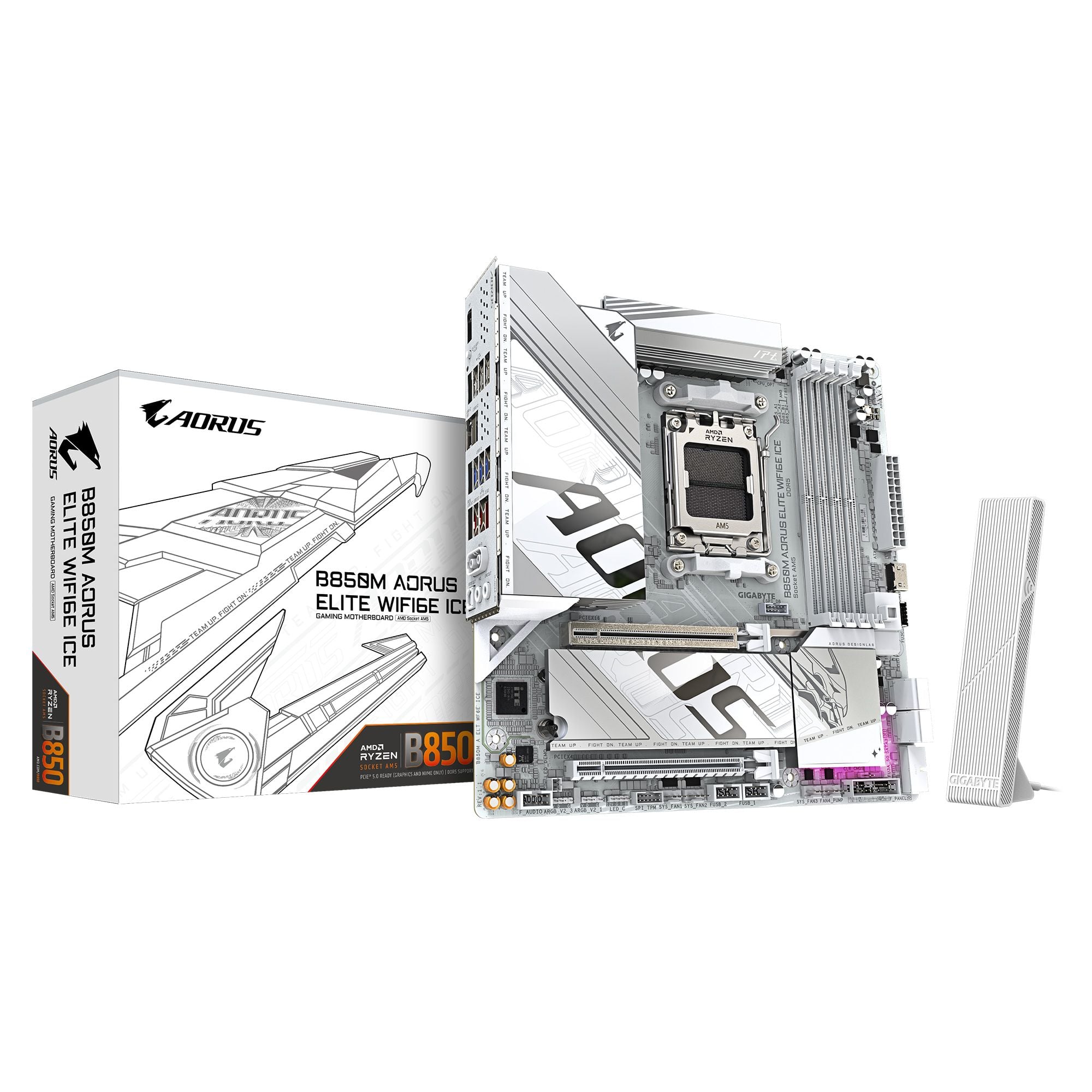 Mainboard (AMD) GIGABYTE B850M AORUS ELITE ICE WIFI 6 Rev1.1 