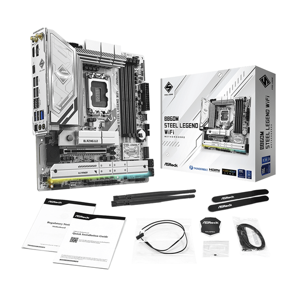  [Cũ] Mainboard Asrock B860M Steel Legend Wifi Ddr5 | BH 3T Star 