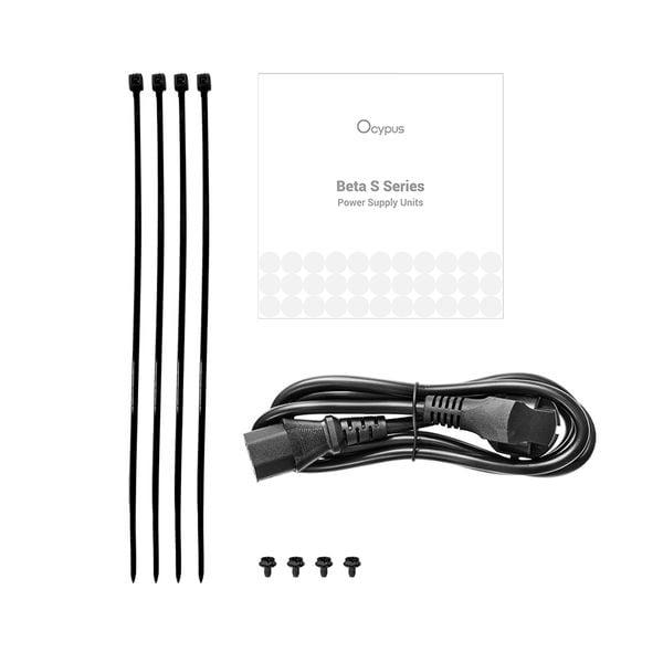  Nguồn máy tính Ocypus Beta P350S (Beta-P250S-NDHBK026X-EU) | 250W, ATX 2.31, Fan 120mm, Non Modular, Đen 