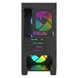  Thùng máy Gaming LinkTech Bahamut M 4F M-ATX (Kèm Sẵn 4 Fan Fixed RGB) - Đen 