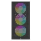  Thùng máy Gaming LinkTech Bahamut M 4F M-ATX (Kèm Sẵn 4 Fan Fixed RGB) - Đen 