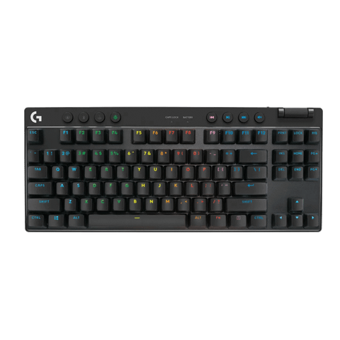 Bàn phím gaming Logitech Pro X TKL Lightspeed | Không dây, Màu Đen