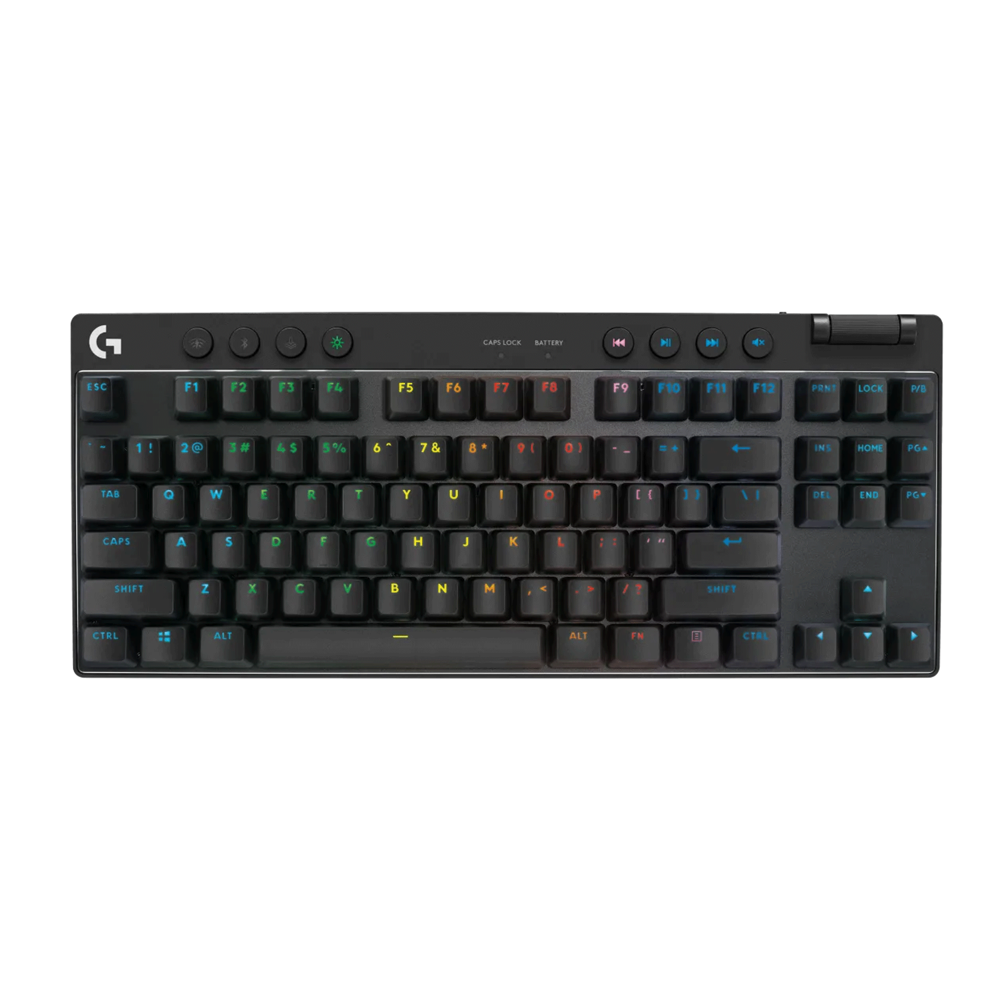 Bàn phím gaming Logitech Pro X TKL Lightspeed | Không dây, Màu Đen