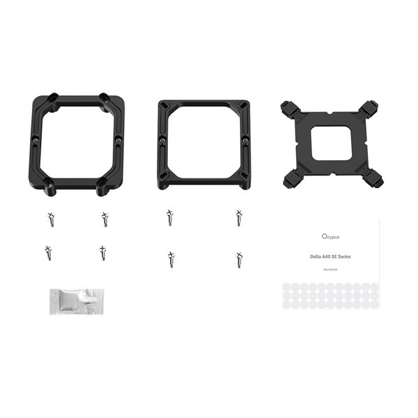  Tản nhiệt khí OCYPUS Delta A40 SE ARGB | 4 Heatpipe, Fan 120mm, ARGB, Đen 