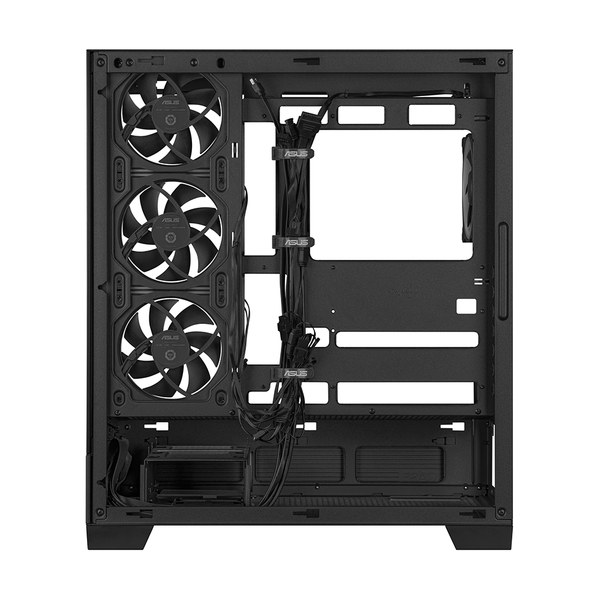  Thùng máy ASUS A31 PLUS TG  F-ATX (Kèm Sẵn 4F) (Aio 360 Top) | Mid Tower, ATX, BTF, Đen 