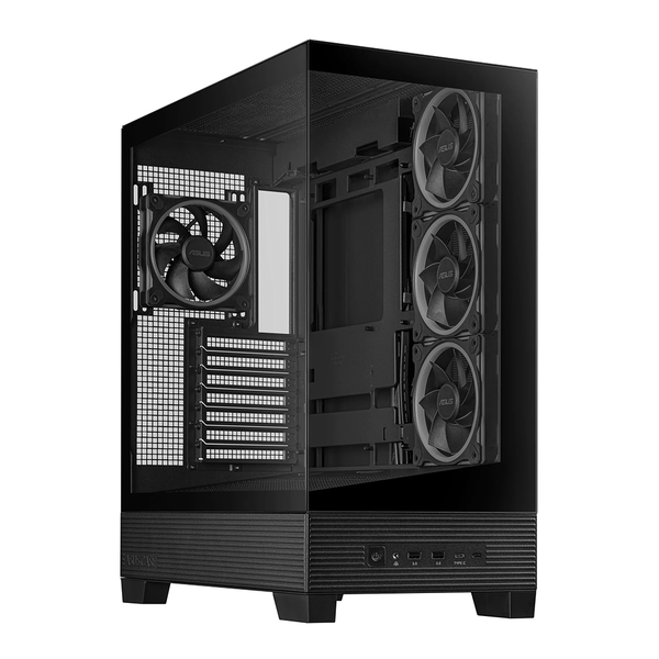  Thùng máy ASUS A31 PLUS TG  F-ATX (Kèm Sẵn 4F) (Aio 360 Top) | Mid Tower, ATX, BTF, Đen 