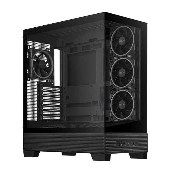  Thùng máy ASUS A31 PLUS TG  F-ATX (Kèm Sẵn 4F) (Aio 360 Top) | Mid Tower, ATX, BTF, Đen 