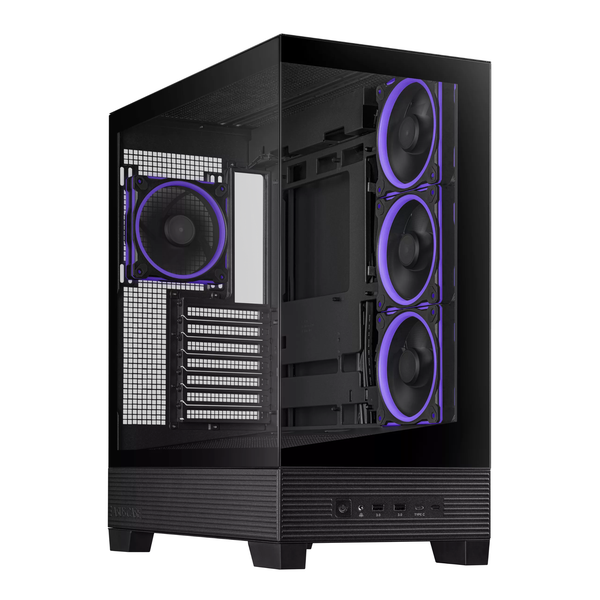 Thùng máy ASUS A31 PLUS TG  F-ATX (Kèm Sẵn 4F) (Aio 360 Top) | Mid Tower, ATX, BTF, Đen 