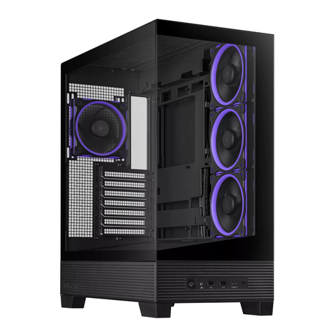 Thùng máy ASUS A31 PLUS TG  F-ATX (Kèm Sẵn 4F) (Aio 360 Top) | Mid Tower, ATX, BTF, Đen