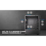  Thùng máy Antec VX100M RGB | Micro-ATX/ITX, Kính cường lực, Kèm 3 Fan RGB-Fixed 