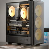  Thùng máy Antec VX310 RGB Elite | F-ATX, Kèm 4 Fan RGB, Kính cường lực 