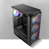  Thùng máy Antec VX330 ARGB | F-ATX, Kèm 4 Fan ARGB 