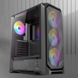  Thùng máy Antec VX330 ARGB | F-ATX, Kèm 4 Fan ARGB 