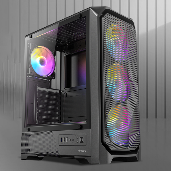 Thùng máy Antec VX330 ARGB | F-ATX, Kèm 4 Fan ARGB 