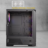 Thùng máy Antec VX330 ARGB | F-ATX, Kèm 4 Fan ARGB 