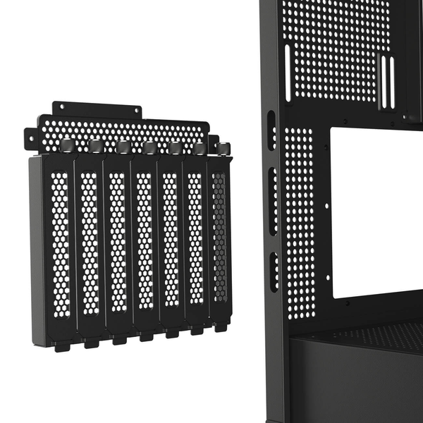  Thùng máy Cougar FV 270 RGB 4F (Kèm Sẵn 4 Fan ARGB) | Mid Tower, Kính cường lực, Đen 