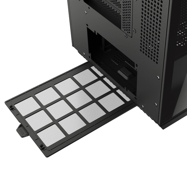  Thùng máy Cougar FV 270 RGB 4F (Kèm Sẵn 4 Fan ARGB) | Mid Tower, Kính cường lực, Đen 
