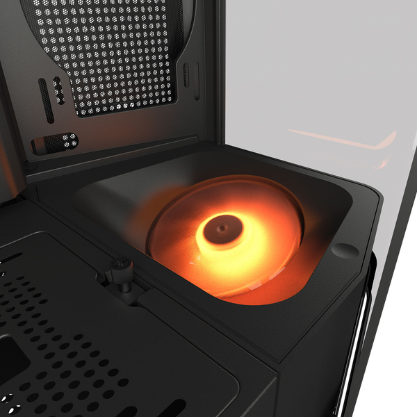  Thùng máy Cougar FV 270 RGB 4F (Kèm Sẵn 4 Fan ARGB) | Mid Tower, Kính cường lực, Đen 