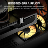  Thùng máy Corsair 3200D RS ARGB Mid-Tower (Sẵn 3 Fan ARGB) (CC-9011344-WW) | ATX, Kính cường lực, Đen 