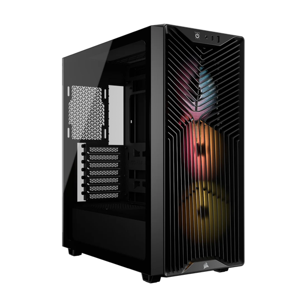  Thùng máy Corsair 3200D RS ARGB Mid-Tower (Sẵn 3 Fan ARGB) (CC-9011344-WW) | ATX, Kính cường lực, Đen 