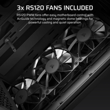  Thùng máy Corsair 3200D RS Mid-Tower (Sẵn 3 Fan Không LED) (CC-9011334-WW) | ATX, Kính cường lực, Đen 