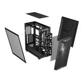  Thùng máy Corsair 3200D RS Mid-Tower (Sẵn 3 Fan Không Led) (CC-9011336-WW) | ATX, Kính cường lực, Xám Khói 