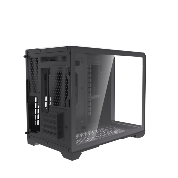  Thùng máy DarkFlash L280M (Chưa kèm Fan) | M-ATX/ITX, Kính cường lực, Đen 