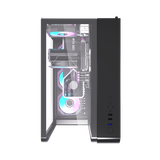  Thùng máy DarkFlash L280M (Chưa kèm Fan) | M-ATX/ITX, Kính cường lực, Đen 
